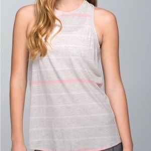 Lululemon all tied up tank, open back, size 4